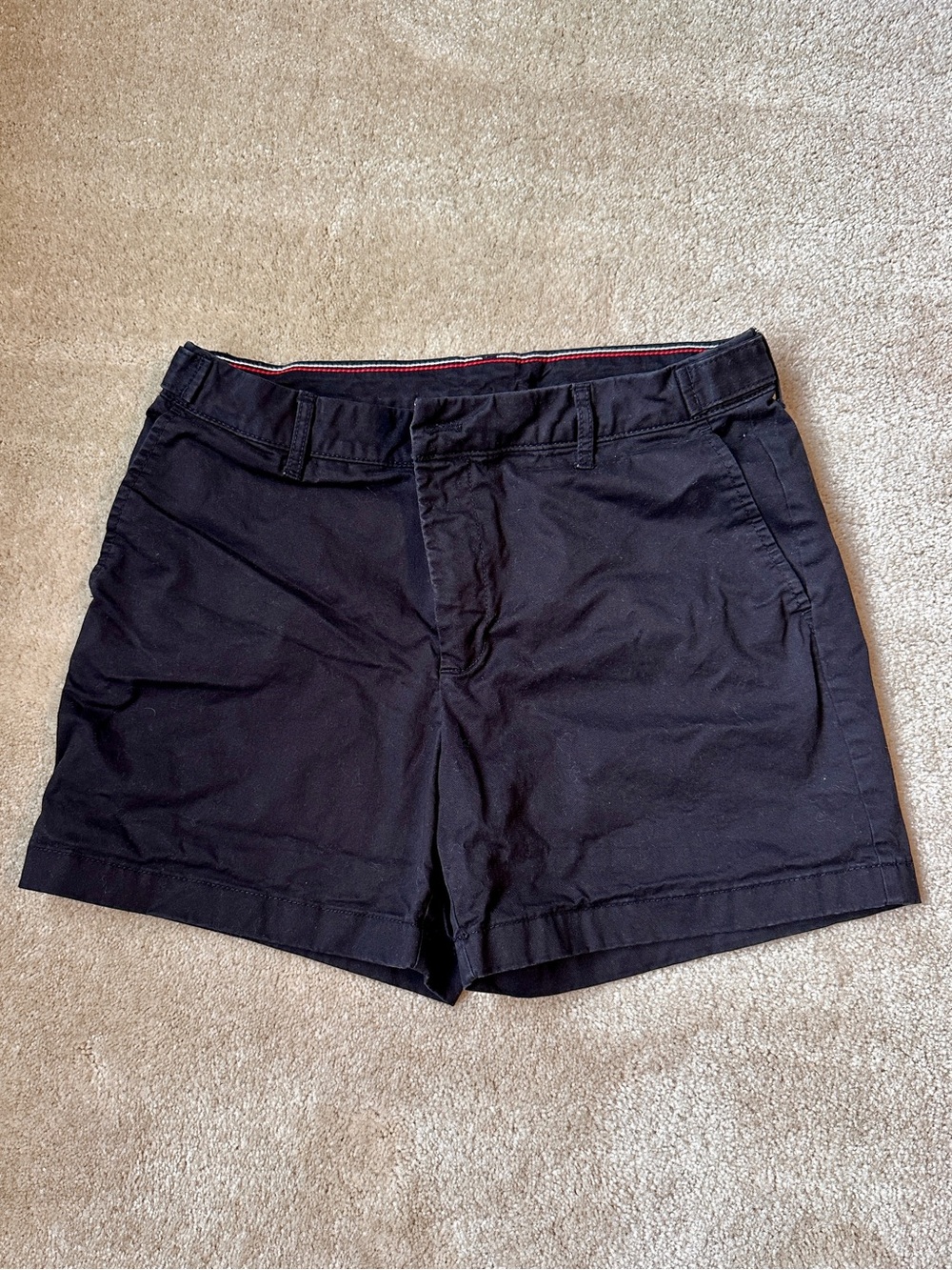Tommy Hilfiger 5” Classic Stretch Classic Black Chino Shorts